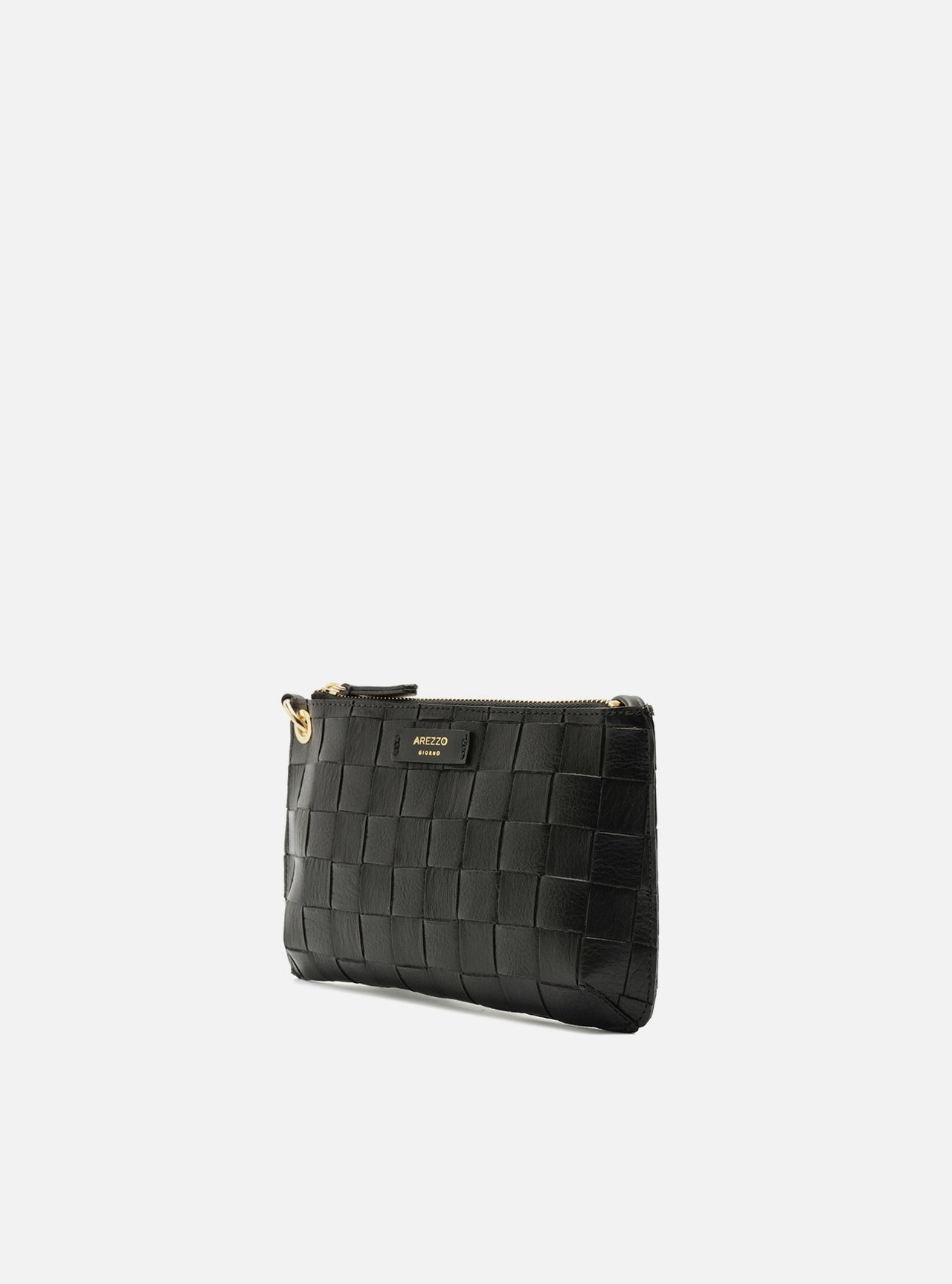 Bolsa Tiracolo Preta Pequena Tressê — foto 2