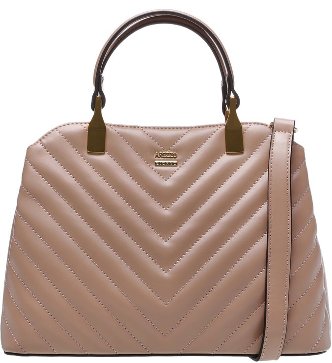 Bolsa Tote Matelassê Média Pale Beige