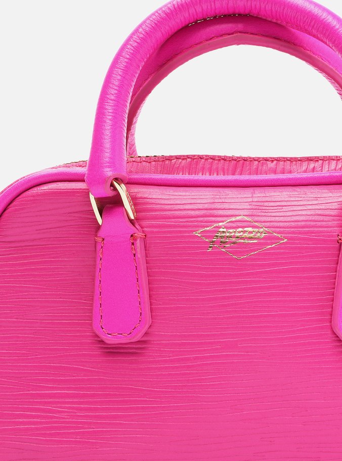 Bolsa Mini Bag Rosa Couro Lívia