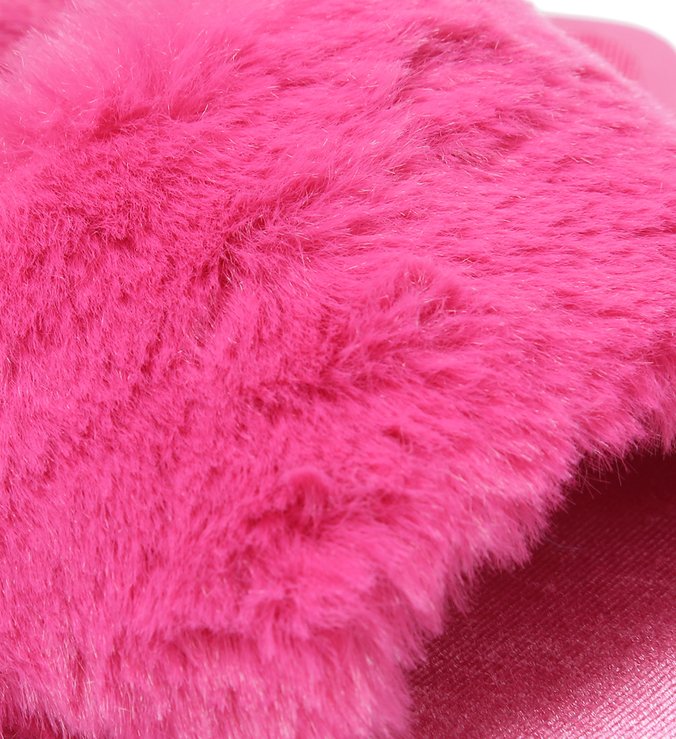 Slide Rosa Pink Home Bico Quadrado