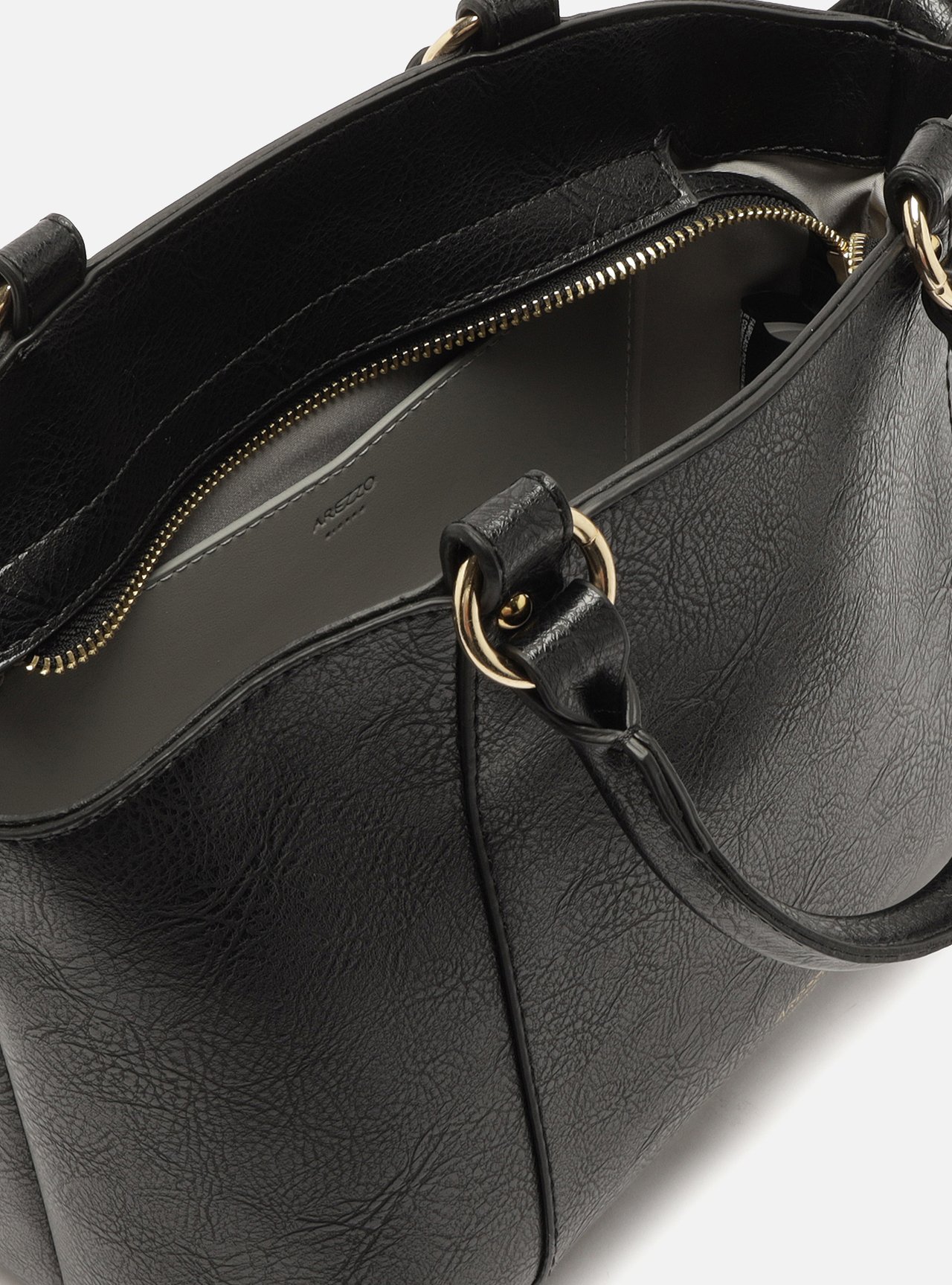 Bolsa Tote Marrom Média Metais — foto 4