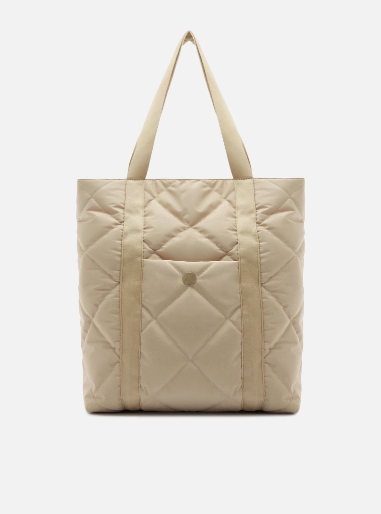 Bolsa Shopping Nude Grande Matelassê Brizza — foto 1