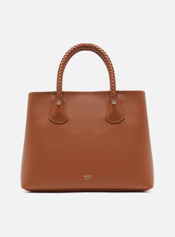 Bolsa Shopping Marrom Grande