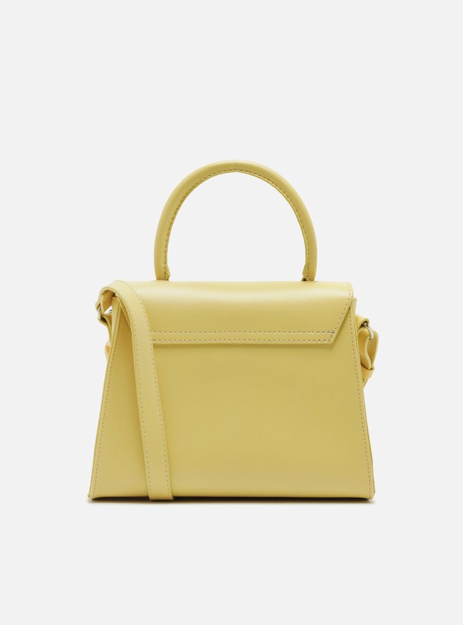 Bolsa Satchel Amarela Iara Média