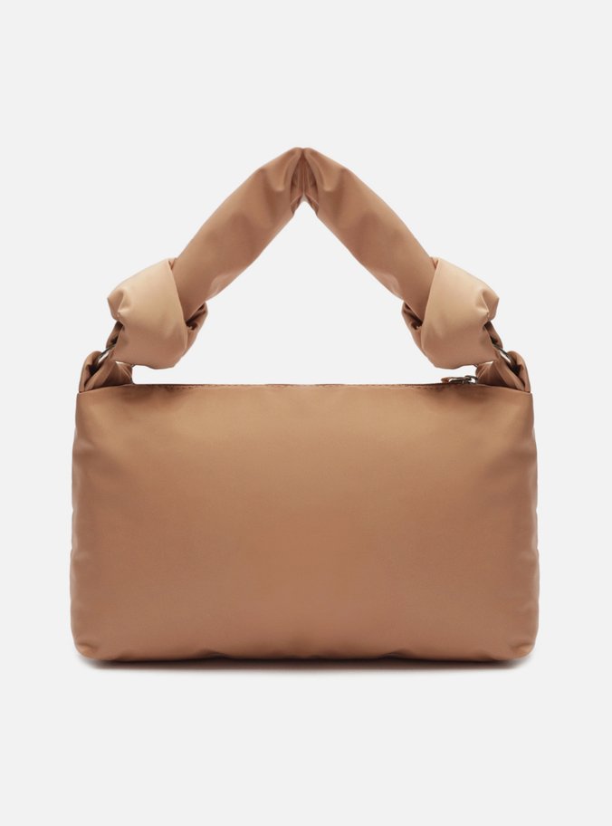 Bolsa Hobo Marrom Nylon Bella Pequena