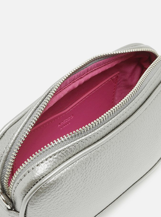 Bolsa Tiracolo Prata Pequena Corrente Basic