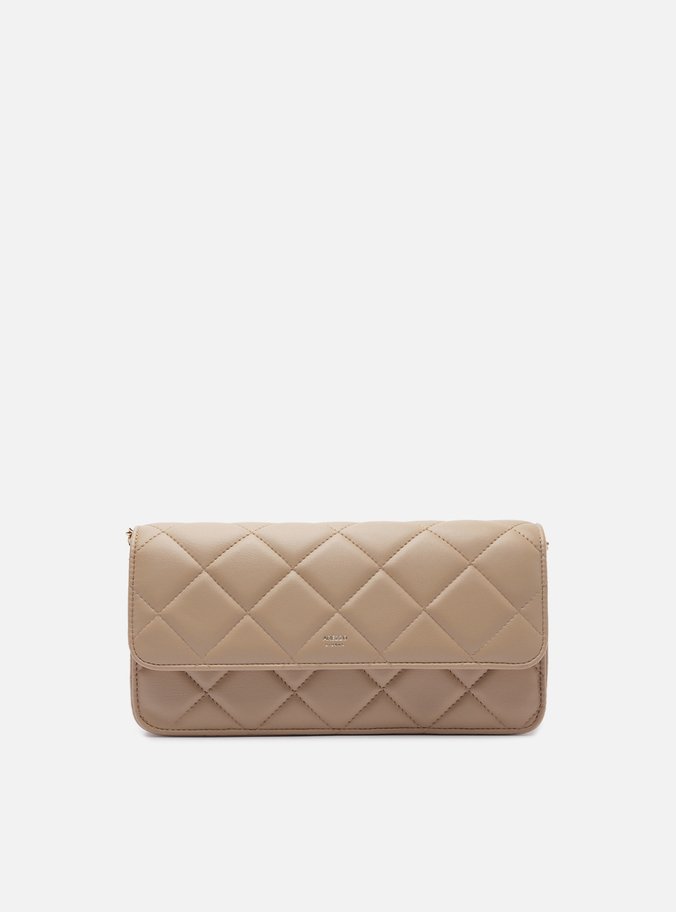 Bolsa Tiracolo Nude Média Matelassê Corrente
