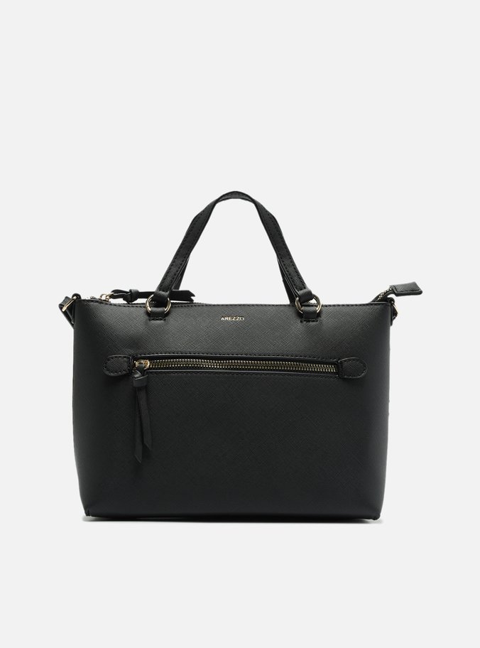 Bolsa Tote Preta Média Bolso