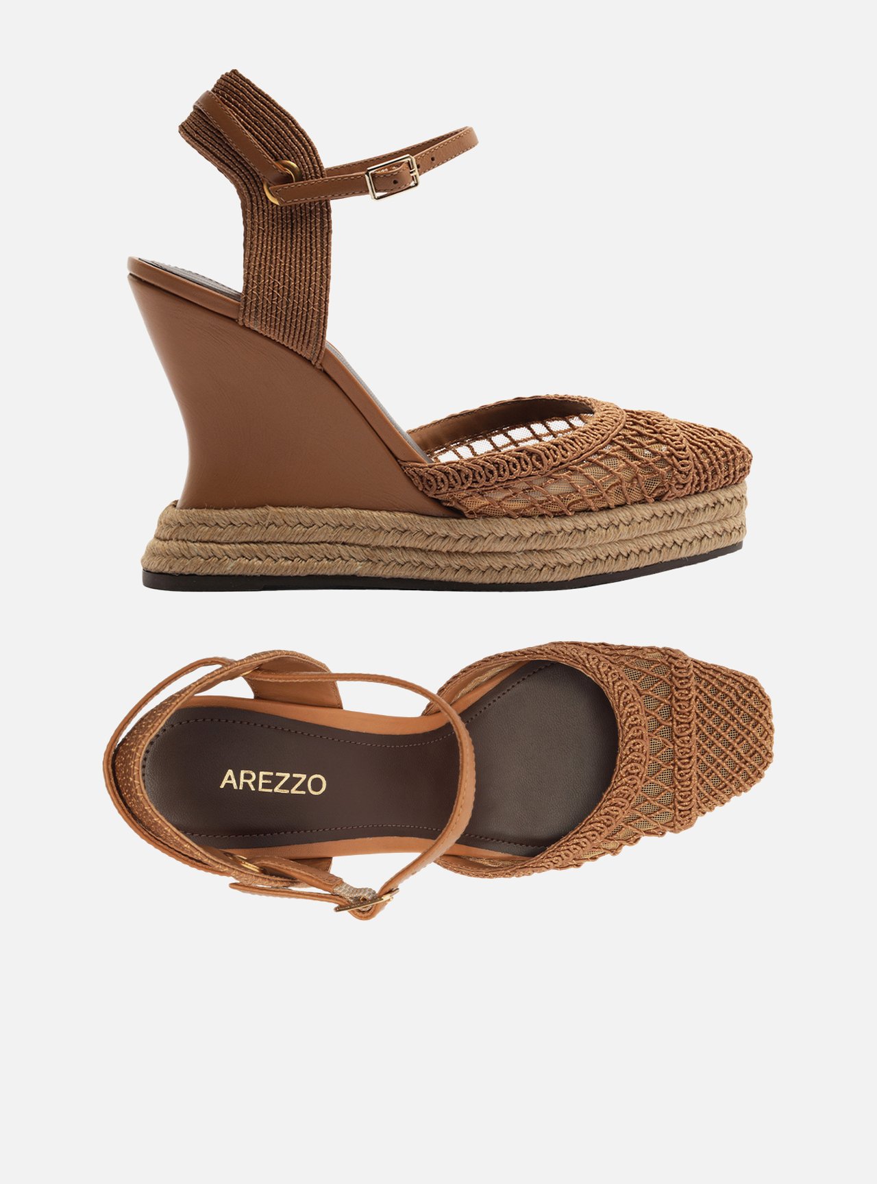 Espadrille Nude Slingback Plataforma Bordada — foto 5