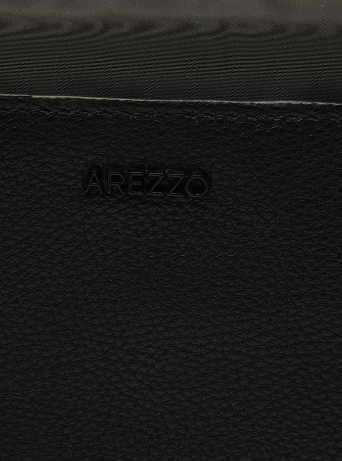 Necessaire Preta Nylon Alça