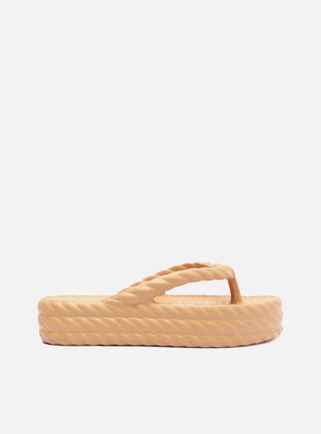 Sandália Nude Flatform Marrocos Mid