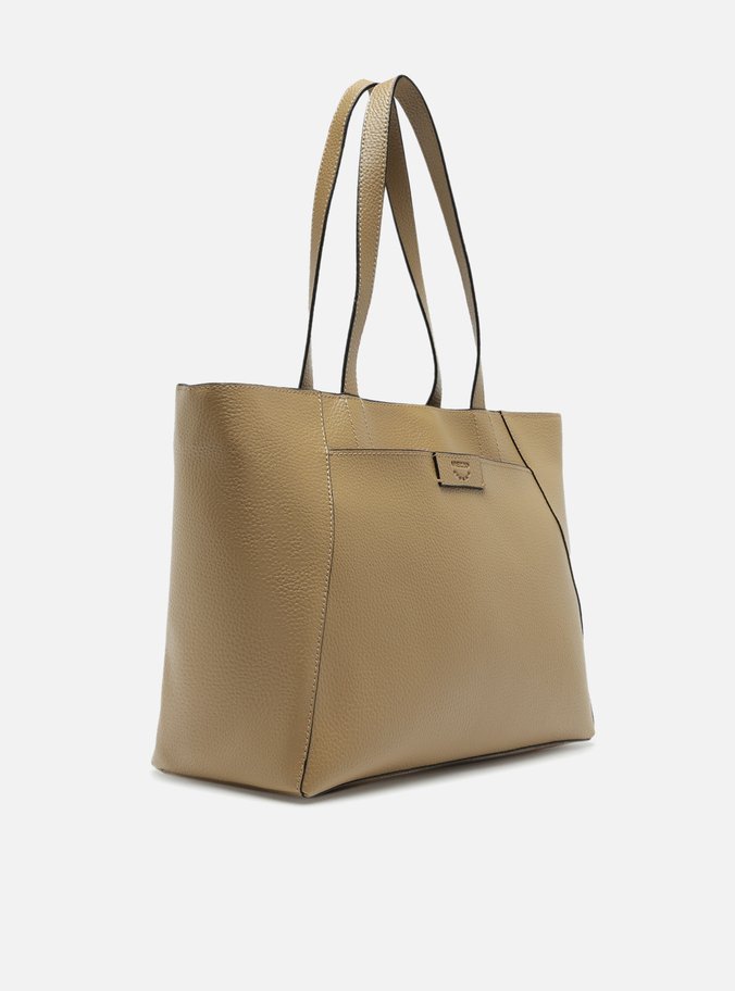 Bolsa Shopping Marrom Ligia Grande