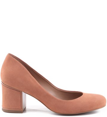 Scarpin Nobuck City Blush