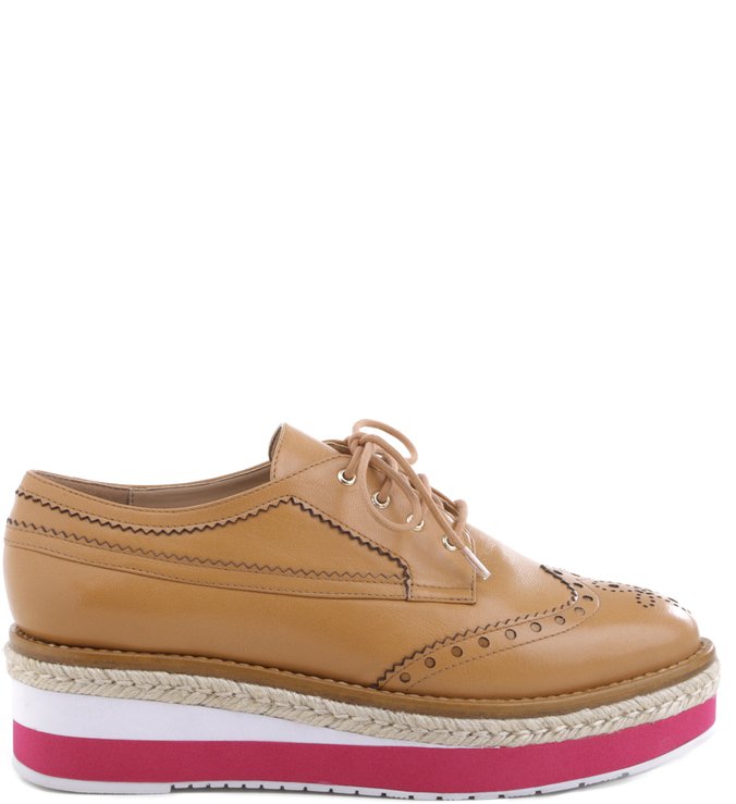 Oxford Plataforma Color Nude-Rose