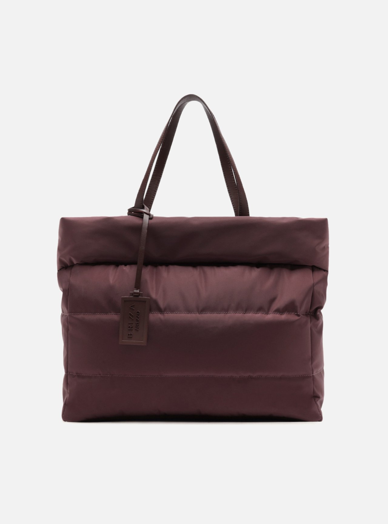 Bolsa Shopping Bordô Nylon Gigi Grande — foto 1
