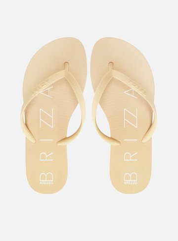 Chinelo de Dedo Bege Básico Brizza