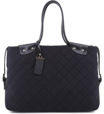 Bolsa Shopping Neoprene Preta