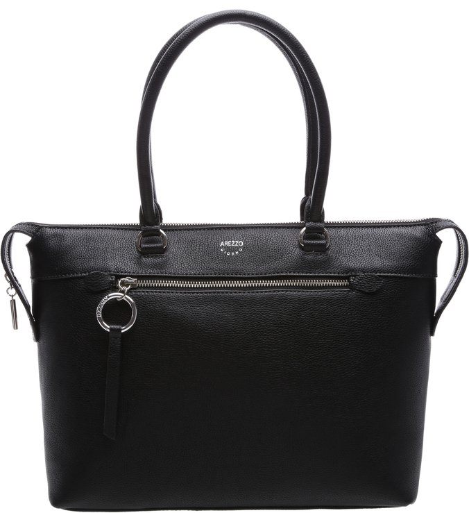 Bolsa Satchel Essencial Grande Preta