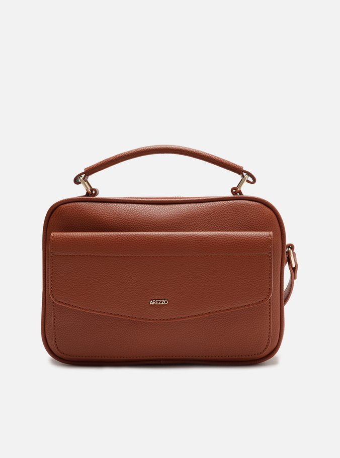 Bolsa Marrom Tiracolo Média