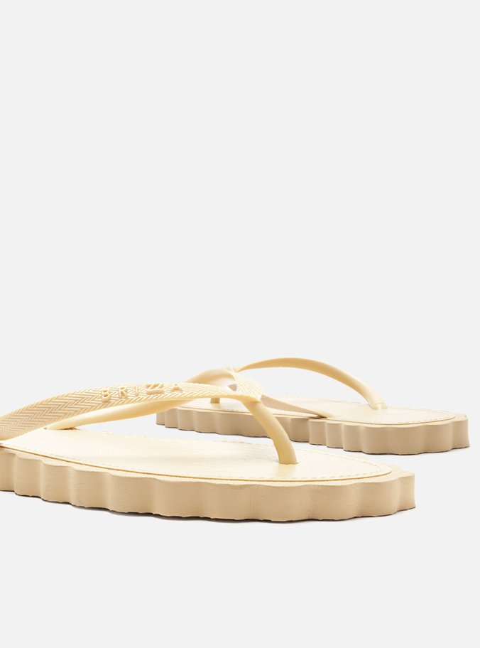 Chinelo de Dedo Bege Recouro Daisy