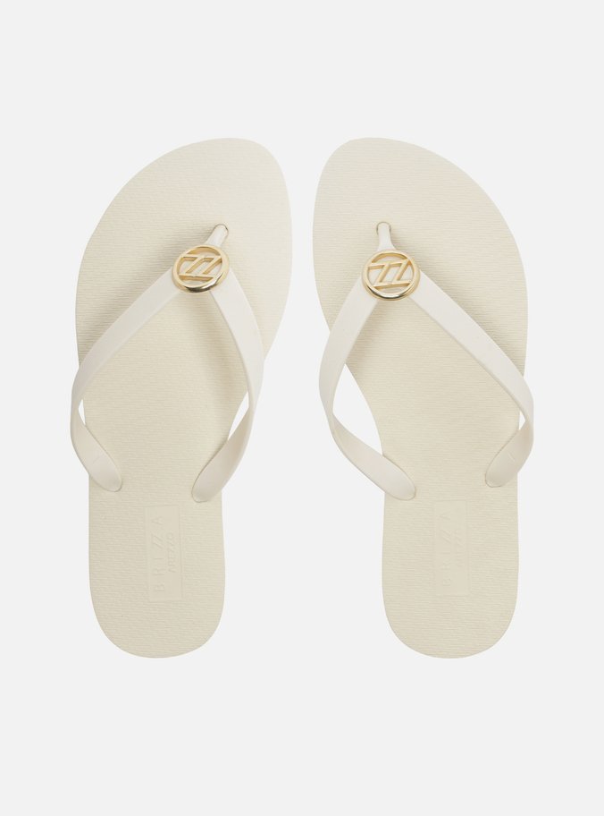 Chinelo Branco Essential Metal ZZ