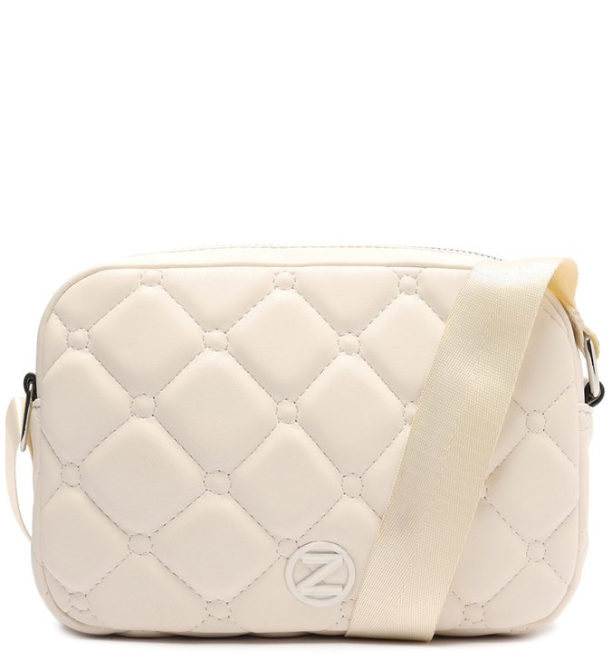 Bolsa Tiracolo Branca Matelassê Pequena