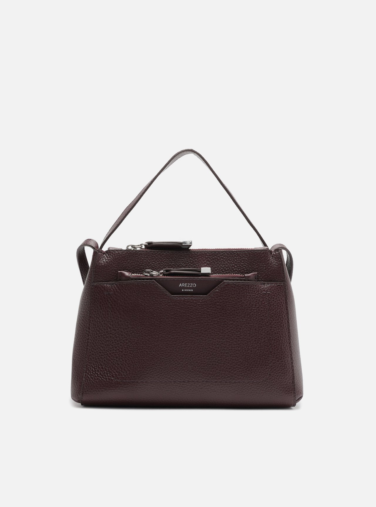 Bolsa Tote Vermelha Média Metais — foto 1