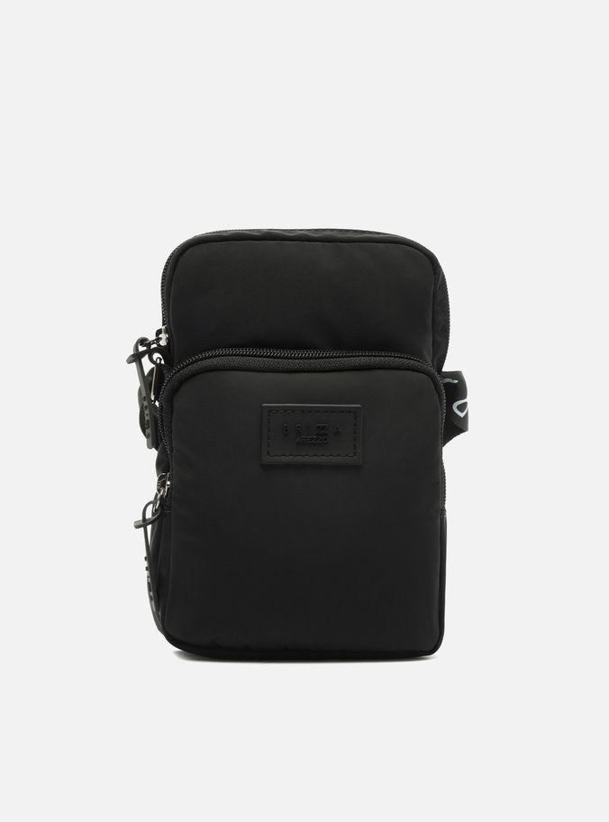 Mini Bolsa Tiracolo Preta Nylon Gigi