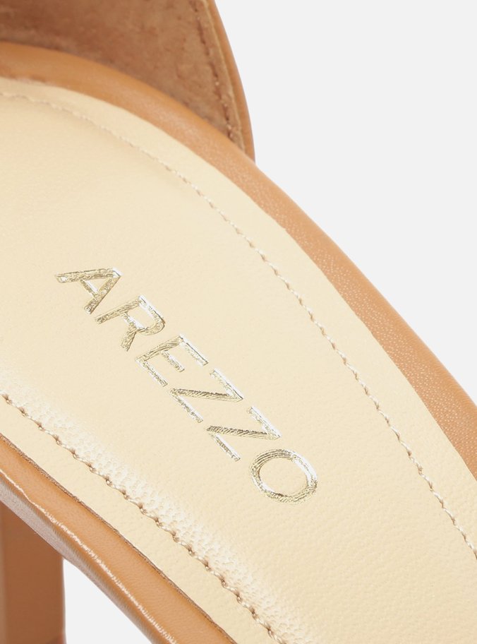Scarpin Nude Salto Fino Slingback