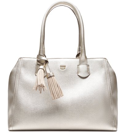 Bolsa Arezzo Tiracolo Fibra Natural Milena Pequena Dourada | ZZ MALL