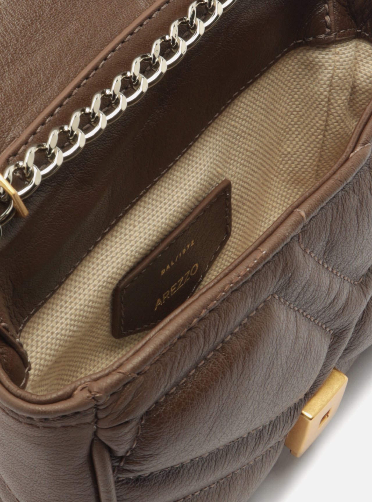 Bolsa Tiracolo Marrom Couro Emma Pequena — foto 4