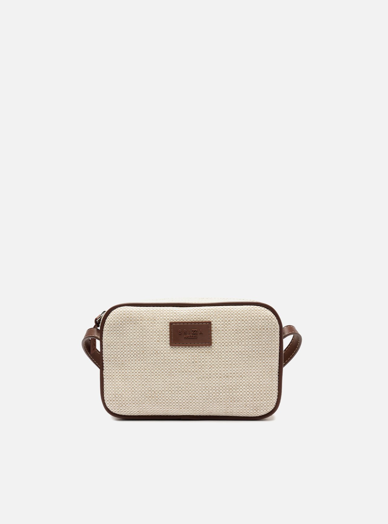 Bolsa Tiracolo Cru Linho Pequena Lulu — foto 1