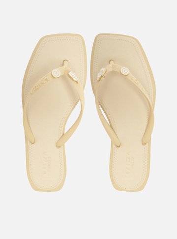 Chinelo Off White Recouro Square Bacio Di Latte