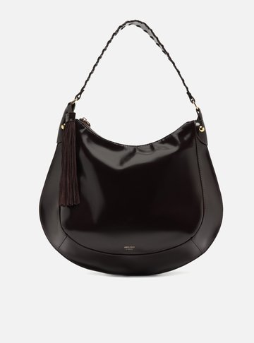 Bolsa Hobo Marrom Grande Barbicacho