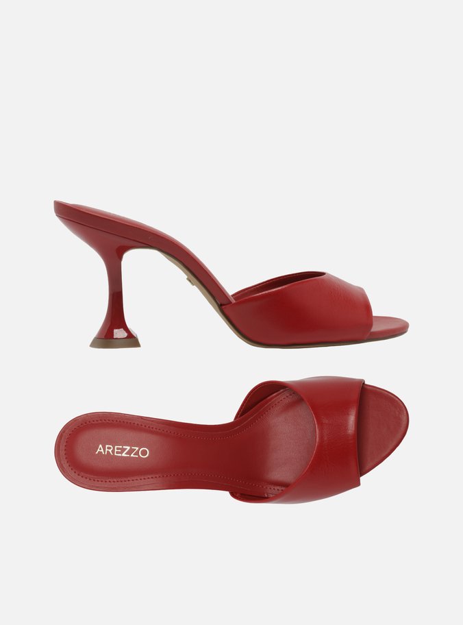 Mule Vermelho Salto Médio