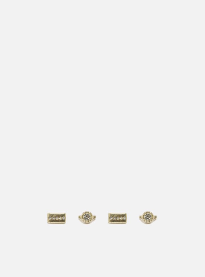 Kit Pins Metálicos Strass Brizza