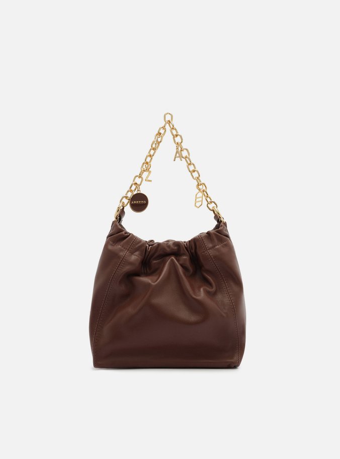 Bolsa Tiracolo Marrom Couro Olívia Pequena