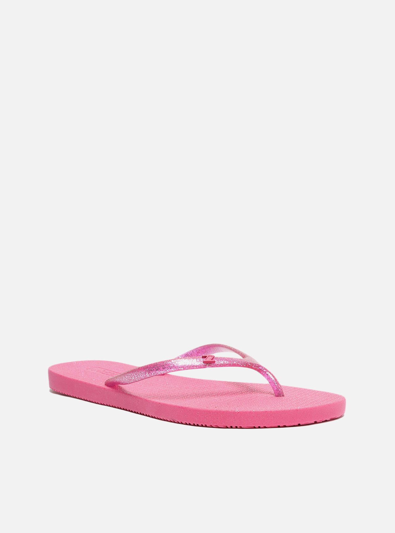 Chinelo de Dedo Rosa Tira Metalizada Brizza — foto 5