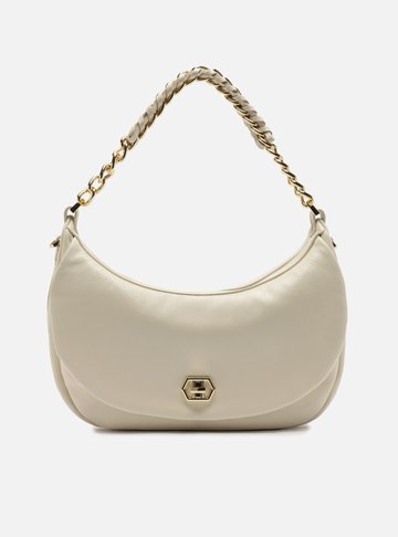 Bolsa Tiracolo Branca Couro Stella Grande