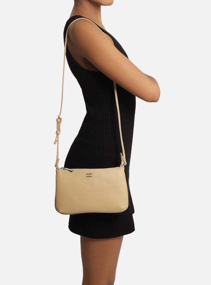 Bolsa Tiracolo Bege Morgana Pequena