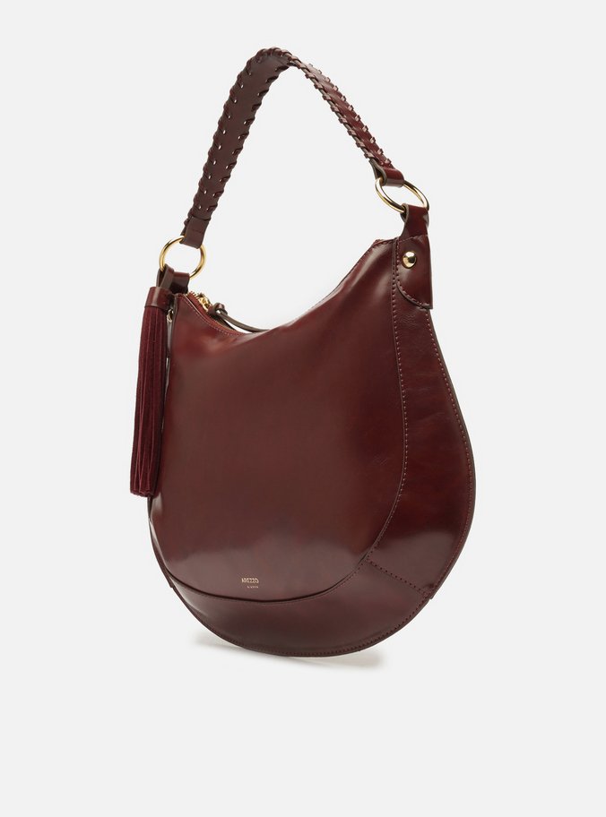 Bolsa Hobo Bordô Grande Barbicacho
