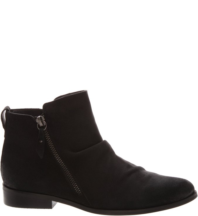 Ankle Boot Camurça Cabra Preto