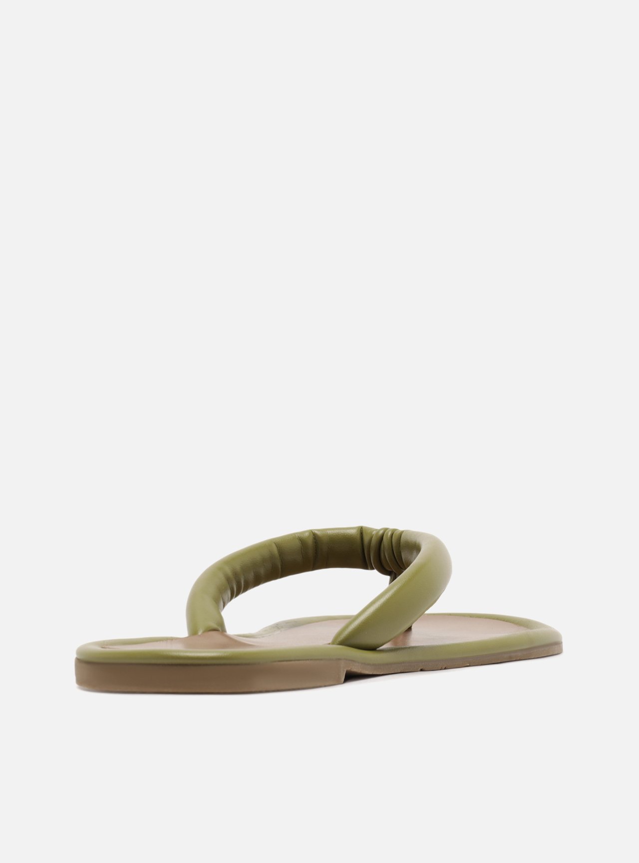 Rasteira Verde Tiras Flip Flop Zoe — foto 3