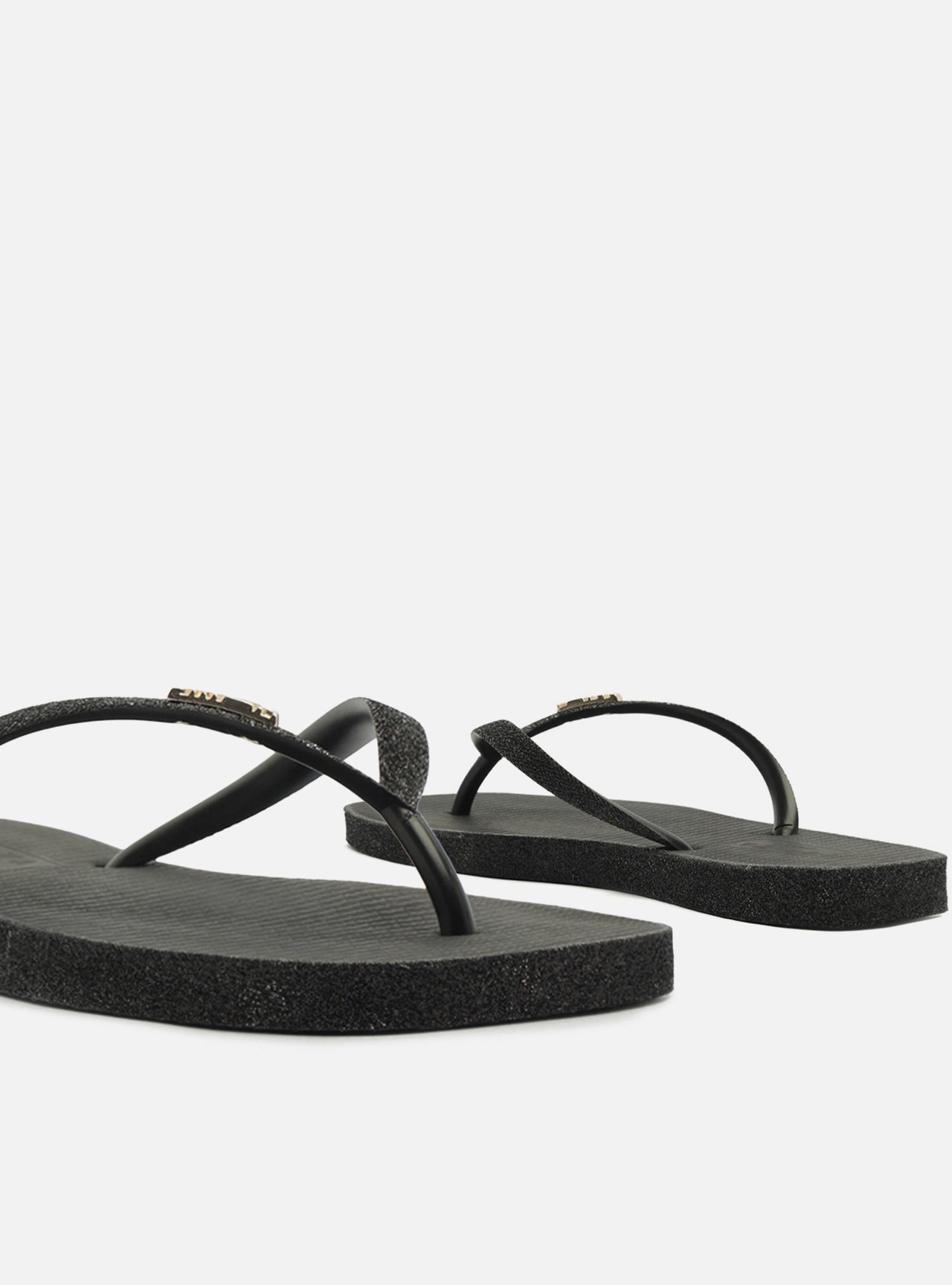 Chinelo de Dedo Preto Bico Quadrado Brizza — foto 4