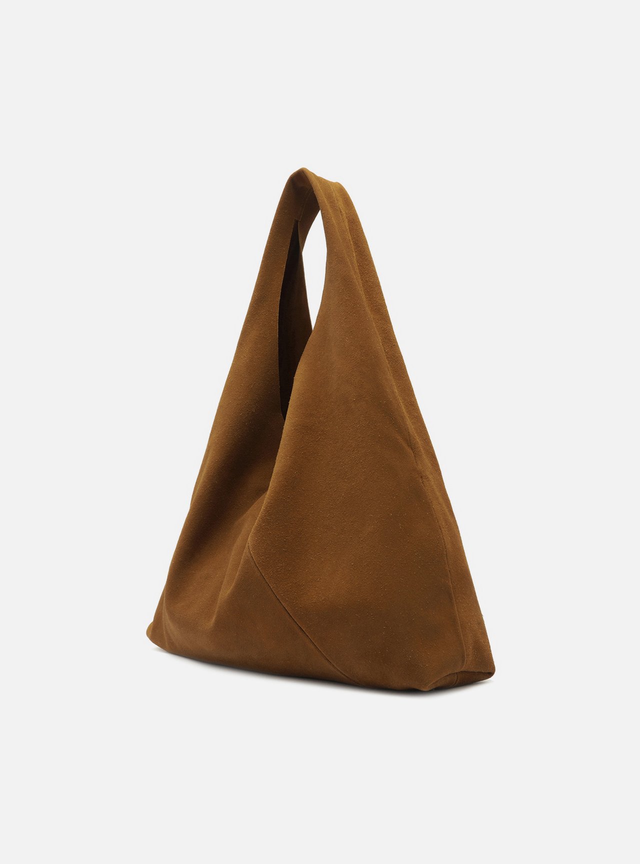 Bolsa Hobo Acamurçada Couro Grande Pouch — foto 2