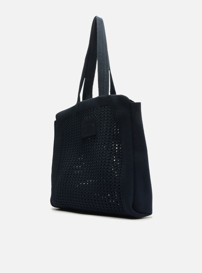 Bolsa Shopping Cinza Crochê Mônaco Grande