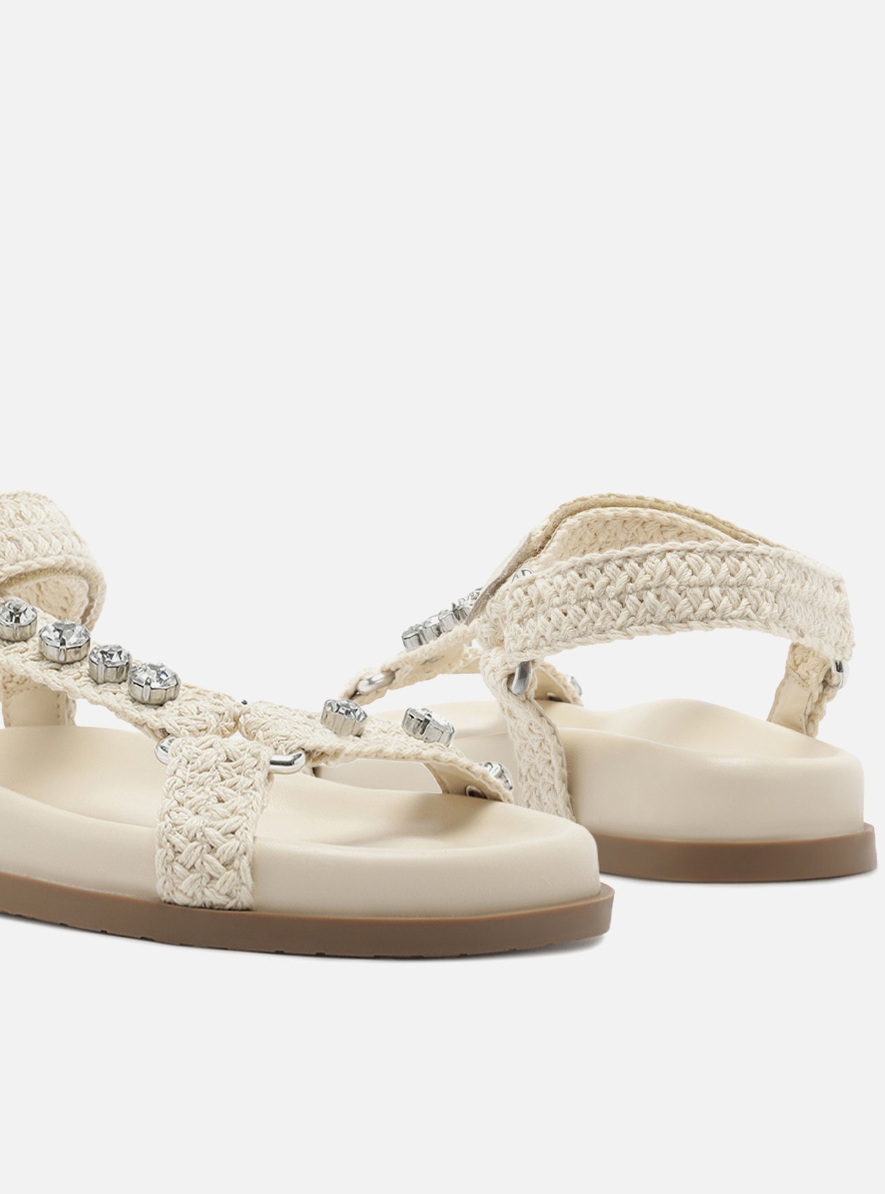 Sandália Off-White Flatform Bordada Mykonos — foto 4