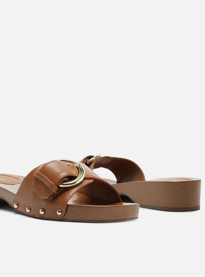 Sandália Marrom Flatform