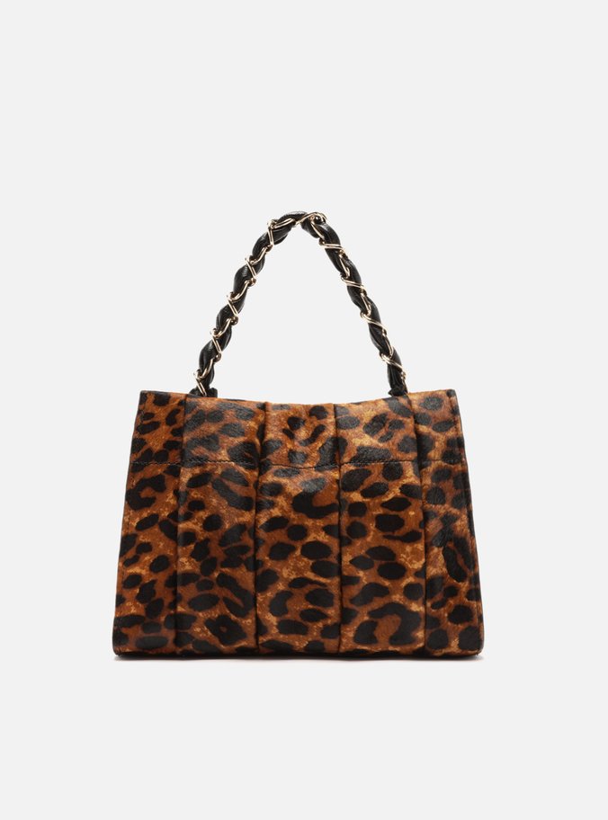 Bolsa Tote Animal Print Onça Milano Média