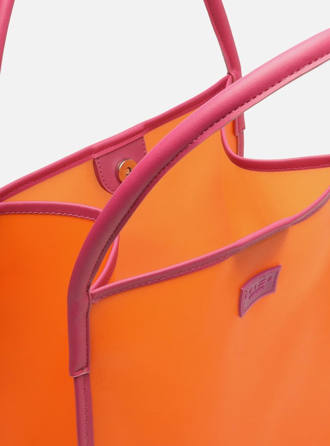 Bolsa Tote Laranja Piscine Grande Brizza